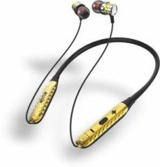 Neuton Mario Bluetooth Nackband 30Hrs Playtime, Earphones with mic Bluetooth Headset Smart Headphones