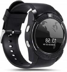 Nk Choudhary 4G Mobiles smart watch V8 Black Smartwatch