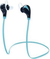 Sunlight Traders Original Wireless Bluetooth Sport Headset With Micro SD Slot Color Blue 004 Smart Headphones