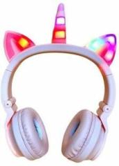 Tera13 unicorn new led light headphone for kids Smart Headphones