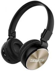 Tessco BH 390 Stereo Wireless Bluetooth Headphones over The Ear, Lightweight Design, 360 Surround Sound HiFi Headphones Gold Smart Headphones