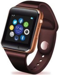 Time Up Bluetooth, SIM, Camera Android Smartwatch Gold Smartwatch