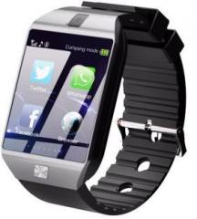 Time Up Camera, Bluetooth, SIM Card Smartwatch Silver Smartwatch