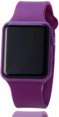 V&y Purple Digital LED Band Watch