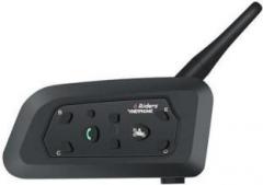 Vnetphone V6 Waterproof Full Duplex 2 Way Audio Motorcycle Bluetooth Intercom Headset with Advanced Noise Control Smart Headphones