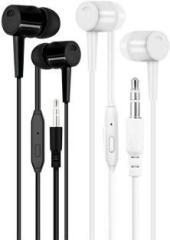 Whistle9 Ultra Bass With HD Sound Combo in Ear Wired Earphones with Mic Smart Headphones