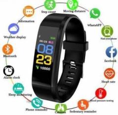 Ykarn Trades ID115 Black Fitness Smart Band Watch