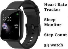 Ykarn Trades VI208_ID116 Digital Sleep Monitor, Step Count Smart Watch Black Only