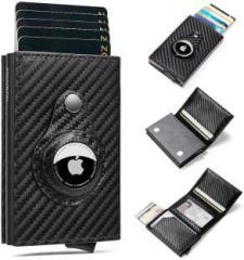 Zeitel Men Slim AirTag Wallet with RFID Blocking Stylish Aluminum Fitness Smart Tracker