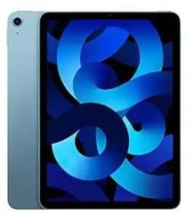 Apple iPad Air : with M1 chip, 27.69 cm Liquid Retina Display, 256GB, Wi Fi 6, 12MP front/12MP Back Camera, Touch ID, All Day Battery Life Blue