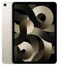 Apple iPad Air : with M1 chip, 27.69 cm Liquid Retina Display, 256GB, Wi Fi 6 + 5G Cellular, 12MP front/12MP Back Camera, Touch ID, All Day Battery Life Starlight