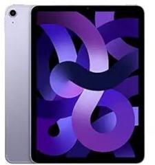 Apple iPad Air : with M1 chip, 27.69 cm Liquid Retina Display, 64GB, Wi Fi 6 + 5G Cellular, 12MP front/12MP Back Camera, Touch ID, All Day Battery Life Purple