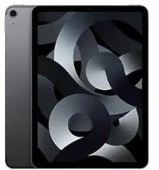 Apple iPad Air : with M1 chip, 27.69 cm Liquid Retina Display, 64GB, Wi Fi 6 + 5G Cellular, 12MP front/12MP Back Camera, Touch ID, All Day Battery Life Space Gray