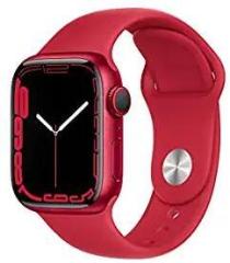 Apple Watch Series 7 RED Aluminium Case with RED Sport Band Regular