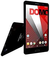 DOMO Slate 8 Inch Octa Core Tablet PC, Dual SIM 4G LTE Volte Calling, IPS LCD, DC Port, 2GB RAM, 32GB Inbuilt Storage, 512 GB Expandable Storage, with GPS, Bluetooth Black