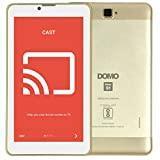DOMO Slate S1 3G Calling 7 inch Android Tablet PC with GPS, Bluetooth, QuadCore CPU, Dual SIM, Wireless Display Screen for MiraCast Gold+White
