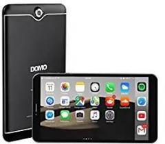 DOMO Slate S7 4G LTE Calling Tablet 7 inch Display 1GB RAM + 8GB Storage with GPS, Bluetooth, QuadCore CPU, Dual SIM [Black]