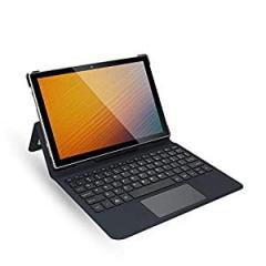 DOMO Slate SLP5KB Tablet with Keyboard 10.1 Inch LCD Display, 2GB RAM | 32GB Inbuilt Storage 4G Volte, Voice Calling, WiFi, Dual SIM
