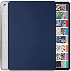 DuraSafe Cases for iPad 9.7 Air 1st 2nd iPad 5th 6th [ iPad 6 5 Air 2 1 Gen] A1893 A1954 A1822 A1823 UltraSlim Lightweight Shock Absorbant Flexible TPU Protective Clear Case Navy Blue