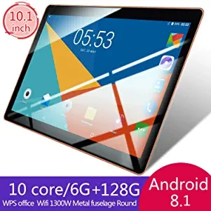 FidgetGear 10.1 Inch Android 8.0 Tablet WiFi Bluetooth HD Touch Screen 6+128G Black American regulations