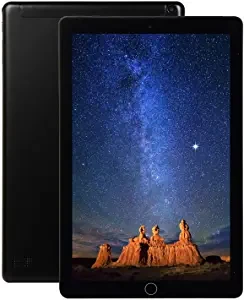 FidgetGear CE 10.1 Inch Android 8.0 Ten Core Tablet PC 64GB WiFi Bluetooth HD Touch Screen Black US Plug