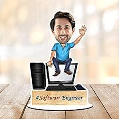 Foto Factory Gifts Personalized Caricature Gifts for men Software Engineer Computer CA0257