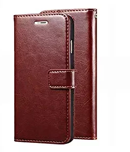 Goelectro Redmi Note 7 / Note7 Leather Dairy Flip Case Stand with Magnetic Closure & Card Holder Cover