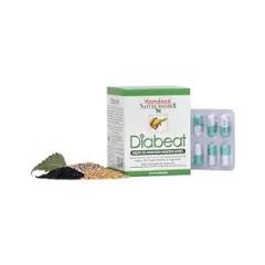 Hamdard Diabeat | 60 Capsules | All natural Herbal Remedy | Polyherbal Formulation | Helps Manage Blood Sugar level | Suitable for Diabetes Care | Helps Support Metabolism Pack of 1