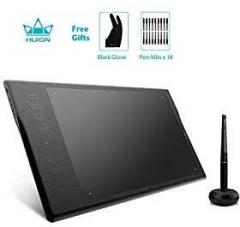 Huion Inspiroy Q11K V2 Wireless Graphics Drawing Tablet Tilt Function Battery Free Stylus 8192 Pen Pressure with Artist Glove and 18 Pen Nibs