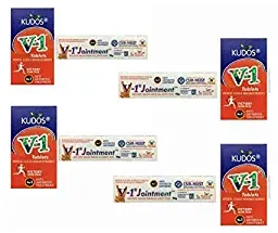 KUDOS AYURVEDA V1 Tablet with Jointment Pack of 4