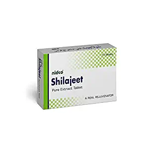 NIDCO Shilajeet Pure Extract Tablet | Herbal Tablet | Proprietary Ayurvedic Tablet Sub. Cat. Poshak | 60 Tablets