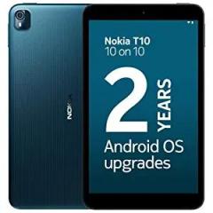 Nokia T10 Android 12 Tablet with 8 HD Display, 8MP Rear Camera, AI face Unlock, All Day Battery, WiFi | 4 + 64GB