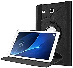 Nv 360 Degree Rotating PU Leather Smart Magnetic Stand Flip Case Cover for Samsung Galaxy Tab E 9.6 inch SM T560, T561, T565, T567V