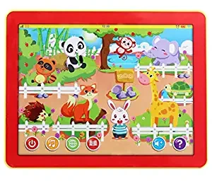 Outgeek Kids Learning Tablet Creative Touch Screen Early Learning Pad Educational Toy Tablet
