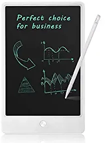 ProElite Business pad 9 Inch LCD Writing Tablet eWriter Electronic Writing pad Drawing Board Gifts for Office Business with Pen, White