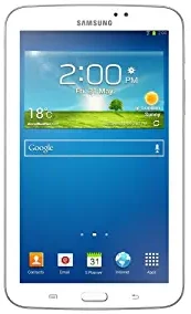Samsung Galaxy Tab 3 SM T211 Tablet with Bluetooth Headset, White