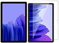 Samsung Galaxy Tab A7 26.31 cm, Slim Metal Body, Quad Speakers with Dolby Atmos, RAM 3 GB, ROM 32 GB Expandable, Wi Fi only, Grey +1 Pack Tempered