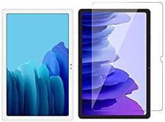 Samsung Galaxy Tab A7 26.31 cm, Slim Metal Body, Quad Speakers with Dolby Atmos, RAM 3 GB, ROM 32 GB Expandable, Wi Fi only, Silver + 1 Pack Tempered