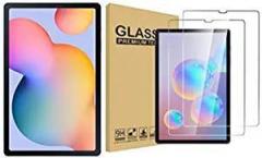 Samsung Galaxy Tab S6 Lite 26.31 cm, S Pen in Box, Slim and Light, Dolby Atmos Sound, 4 GB RAM, 64 GB ROM, Wi Fi Tablet, Angora Blue + 2 Pack Tempered
