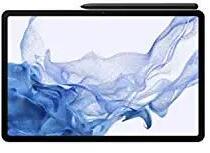 Samsung Galaxy Tab S8 27.94 cm Display, RAM 8 GB, ROM 128 GB Expandable, S Pen in Box, Wi Fi+5G Tablet, Silver