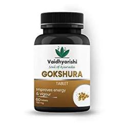 Vaidhyarishi Gokshura Tablet 100% Natural Tablets 750mg | 60 Tab