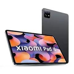 Xiaomi Pad 6| Qualcomm Snapdragon 870| Powered by HyperOS |144Hz Refresh Rate| 8GB, 256GB| 2.8K+ Display | Dolby Vision Atmos| Quad Speakers| Wi Fi| Gray