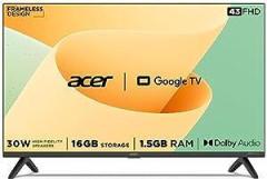Acer 43 inch (109 cm) Advanced I Series Google AR43GR2841FDFL (Black) Smart Full HD LED TV