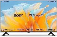 Acer 43 inch (109 cm) Advanced I Series Google AR43GR2851UDFL (Black) Smart 4K Ultra HD LED TV