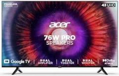 Acer 43 inch (109 cm) H PRO Series Google AR43GR2851UDPRO (Black) Smart 4K Ultra HD LED TV