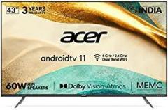 Acer 43 inch (109 cm) H Series AR43AR2851UDPRO (Black) Android Smart 4K Ultra HD LED TV