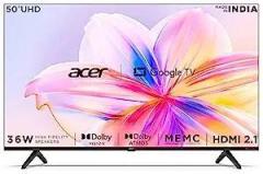 Acer 50 inch (127 cm) Advanced I Series Google AR50GR2851UDFL (Black) Smart 4K Ultra HD LED TV