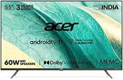 Acer 55 inch (139 cm) H Series AR55AR2851UDPRO (Black) Android Smart 4K Ultra HD LED TV