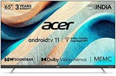 Acer 65 inch (164 cm) S Series AR65AR2851UDSB (Black) Android Smart 4K Ultra HD LED TV