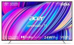 Acer 70 inch (178 cm) XL Series AR70AR2851UD (Black) Android Smart 4K Ultra HD LED TV